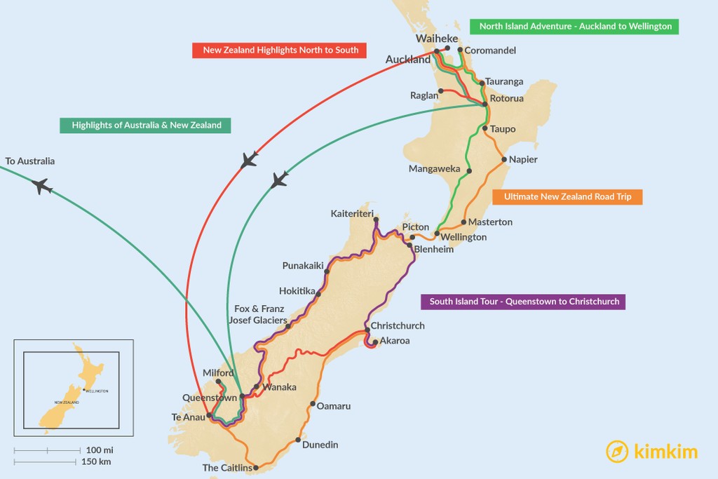 Itineraries And Tours To New Zealand